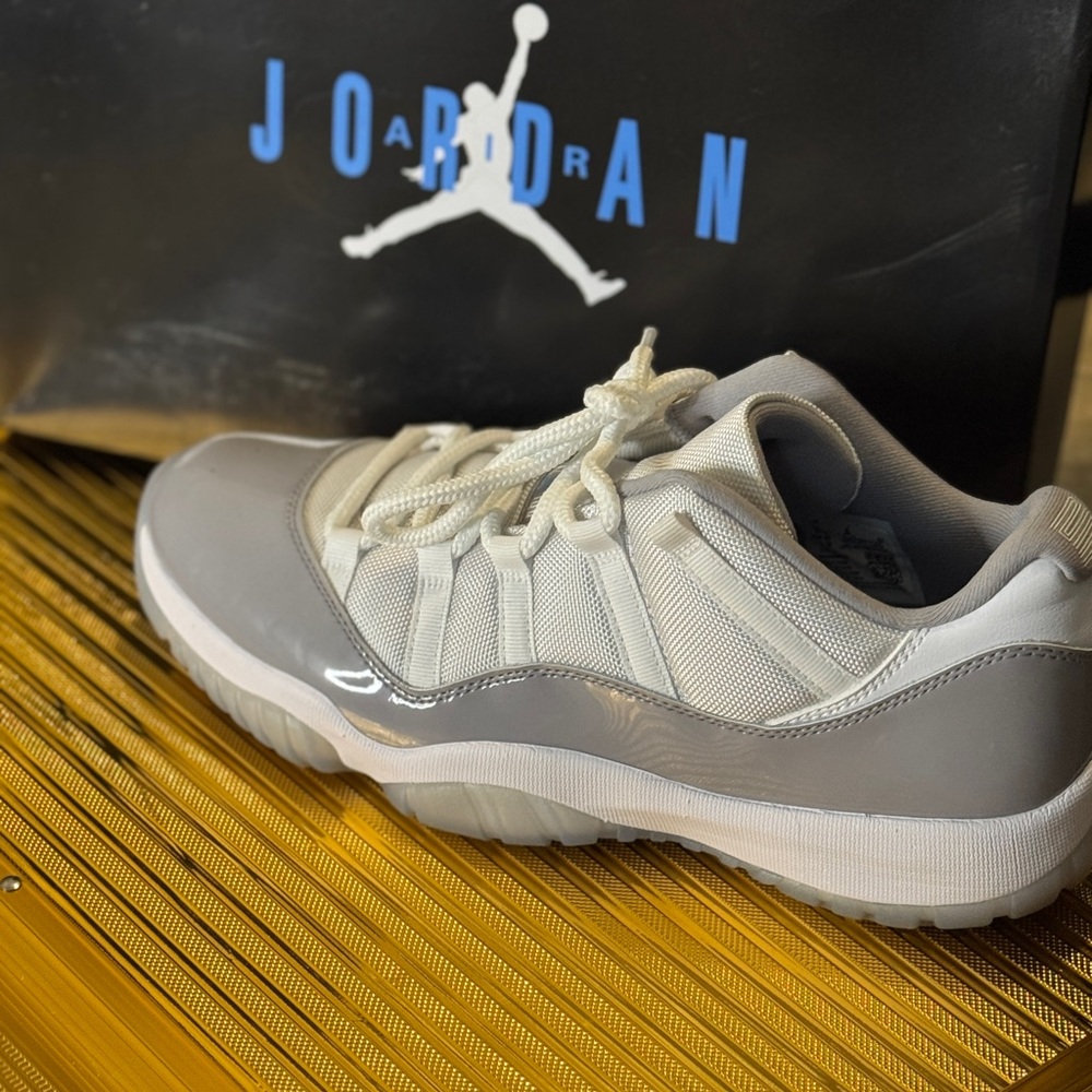 Air Jordan Men's Low Cement Gray Sneakers